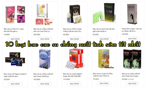10 loại bao cao su chống xuất tinh sớm tốt nhất bạn nên dùng 10 loại bao cao su chống xuất tinh sớm tốt nhất bạn nên dùng