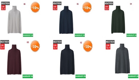 Áo giữ nhiệt Uniqlo Heattech Nhật Bản Áo giữ nhiệt Uniqlo Heattech Nhật Bản