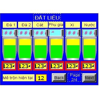 Phần mềm trạm trộn bê tông 120m3