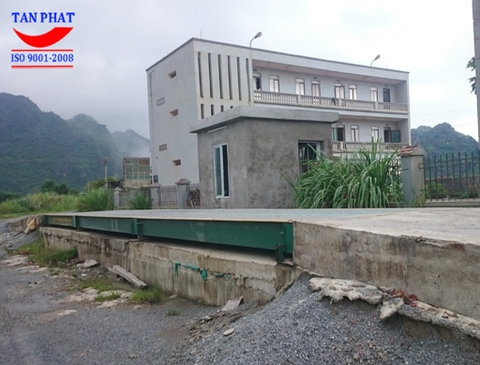 cân ô tô điện tử lắp đặt nổi Tân Phát