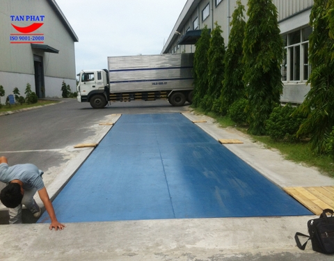 cầu cân ô tô điện tử lắp chìm Tân Phát