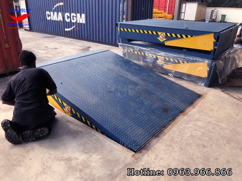 Dock Leveler 6 tấn mô phỏng