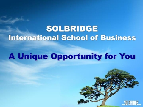 Học bổng Đại học, Thạc sĩ 20% - 70% Solbridge International Business School, Hàn Quốc 2015