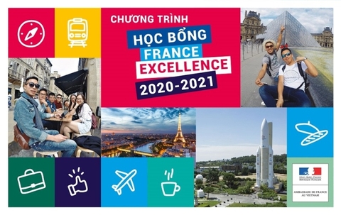Chương trình học bổng Excellence của Đại sứ quán Pháp tại Việt Nam năm 2020-2021
