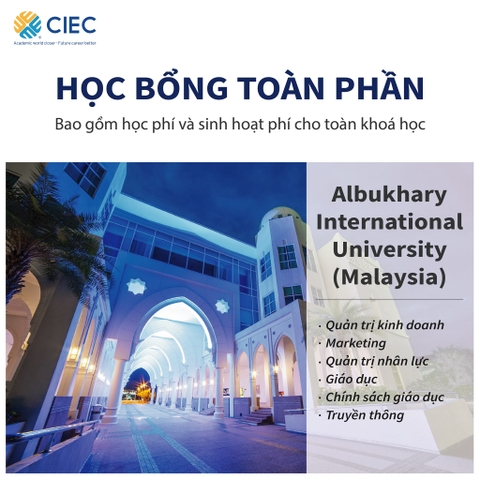 Chương trình học bổng toàn phần bậc đại học tại Malaysia năm học 2020-2021