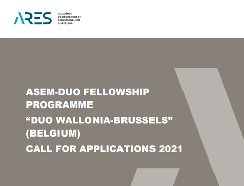 Chương trình học bổng trao đổi DUO-Bỉ/Wallonia-Brussels 2021