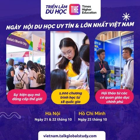 Danh sách các trường đại học tham gia sự kiện Ngày hội Du học Times Higher Education 2023