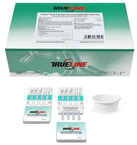 Trueline™ Multi-Drug Rapid Test Panel (Ma túy 4 chân)