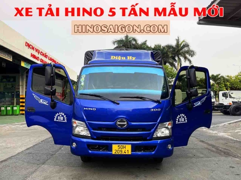 Giá Hino 5 tấn thùng mui bạt mới nhất 2023