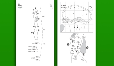 YARDAGE - YARDAGES - YARDAGE BOOK - YOU DA MAN - YOU DA WOMAN - YIPS 