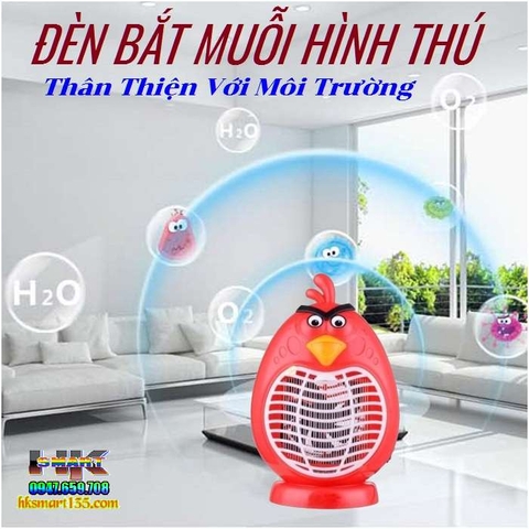 ĐÈN BẮT MUỖI HÌNH THÚ NGỘ NGHĨNH