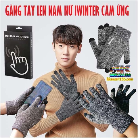 GĂNG TAY LEN NAM NỮ IWINTER CẢM ỨNG SMART PHONE