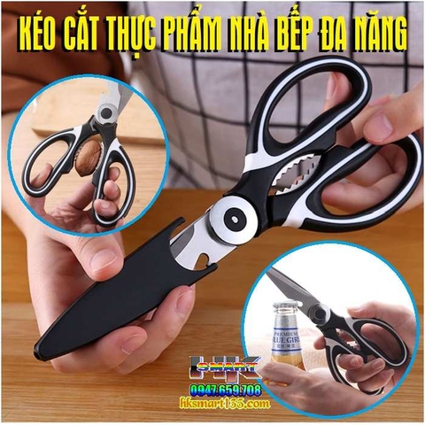KÉO CẮT THỰC PHẨM NHÀ BẾP ĐA NĂNG TIỆN DỤNG