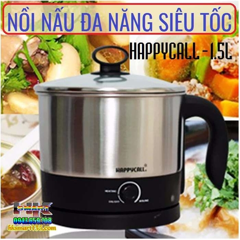 NỒI NẤU ĐA NĂNG SIÊU TỐC HAPPYCALL 1.5L