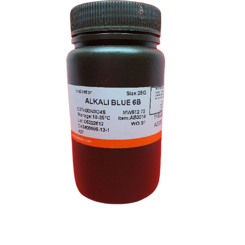 Chỉ thị Alkali blue 6B, dùng trong phòng thí nghiệm