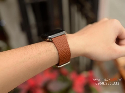 Dây da COTEETCI vân sần cho Apple Watch