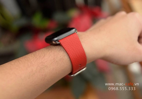 Dây da COTEETCI vân sần cho Apple Watch