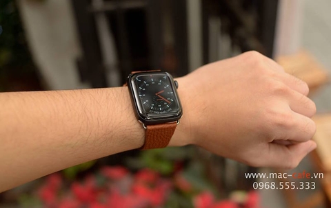 Dây da COTEETCI vân sần cho Apple Watch