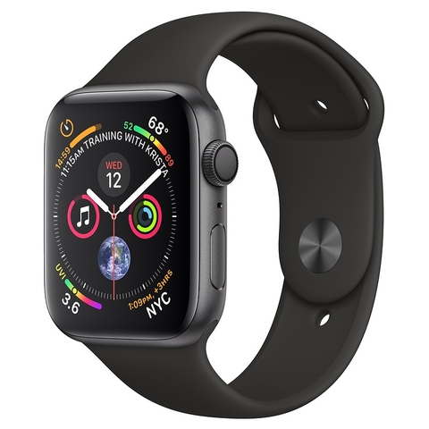 Apple Watch 5 44mm (GPS) Viền Nhôm Xám - Dây Đen