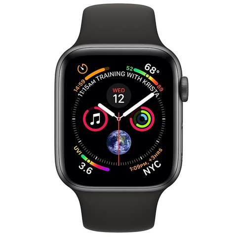 Apple Watch 5 40mm (GPS) Viền Nhôm Xám - Dây Đen