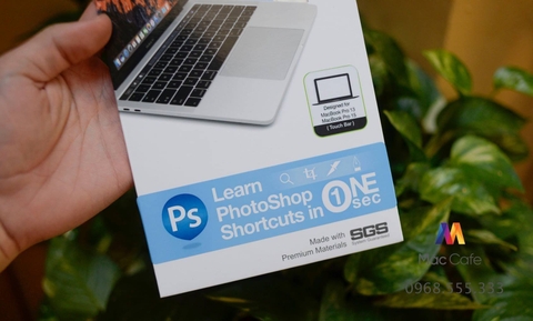 Phủ Phím JCPAL VerSkin Photoshop Macbook Touch Bar