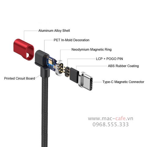 Cáp sạc nam châm USB-C Baseus cho Macbook