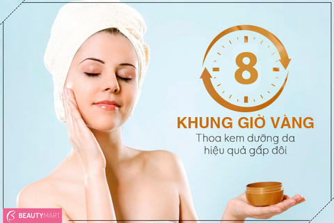 Các khung giờ dưỡng da lý tưởng - Dưỡng da đúng giờ, hiệu quả gấp đôi.