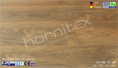 Sàn gỗ Hornitex 12mm 558-12