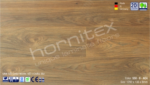 Sàn gỗ Hornitex 8mm 558-8