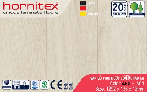Sàn gỗ Hornitex 12mm 460-12
