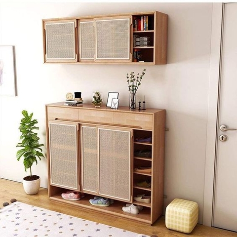 Tủ Giày MDF Cánh Phủ Melamin01