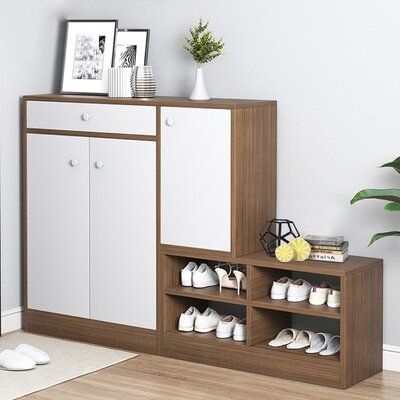 Tủ Giày MDF Cánh Phủ Melamin03