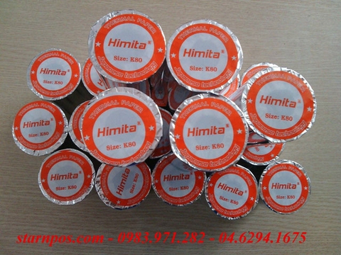 Hé lộ giấy in cảm nhiệt k80 độ cảm nhiệt cực tốt Hé lộ giấy in cảm nhiệt k80 độ cảm nhiệt cực tốt