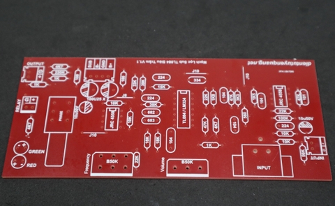 PCB Mạch Lọc Sub TL084 Phiên Bản V1 - 1 Cái