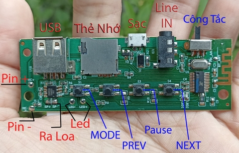 Mạch Công Suất Loa USB Bluetooth Mini Siêu Ngon