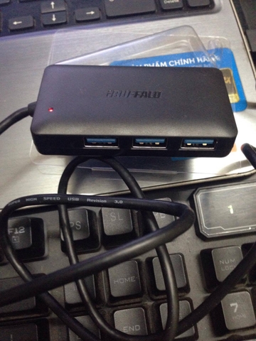 Bộ chia USB 3.0 4 Port có nguồn phụ iBUFFALO BSH4A05U3