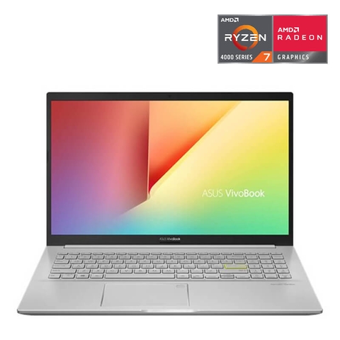 Laptop Asus VivoBook M513IA-EJ283T/ Silver/ AMD Ryzen R7-4700U (2.0GHz, 8MB)/ RAM 8GB DDR4/ SSD 512GB/ AMD Radeon Graphics/ 15.6 inch FHD/ Win 10/ 2Yrs