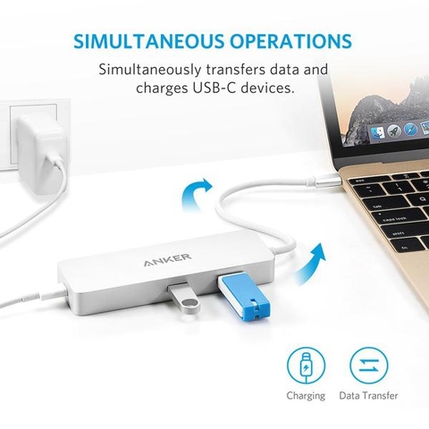 Bộ Chia Cổng Anker USB-C Hub, Ethernet và Power Delivery