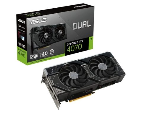 CARD màn hình VGA ASUS Dual RTX4070 OC Edition 12GB (DUAL-RTX4070-O12G)