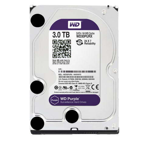 WD HDD Caviar Purple 3TB Sata 3