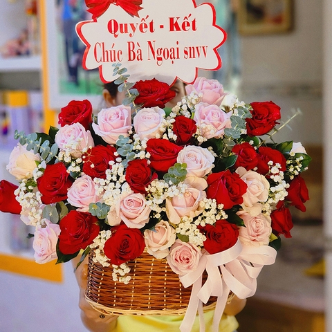 Hoa Giỏ Đẹp LOVE-G14