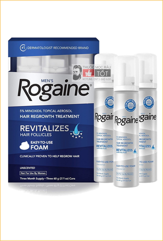 Thuốc mọc tóc Minoxidil Rogaine 5%