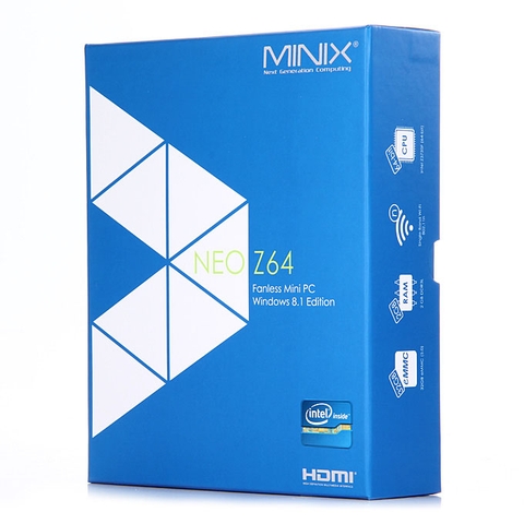 Đánh giá Android Box Minix NEO Z64A và Minix NEO Z64W windows mini