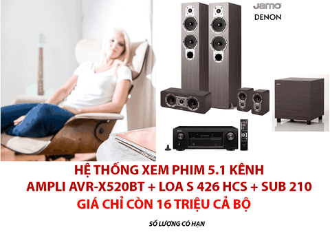 [Khuyến mại] Bộ Âm thanh xem phim cho phòng 15m chỉ còn 16 triệu