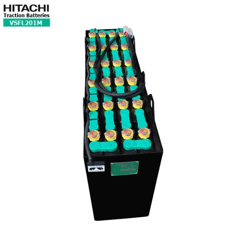 Bình điện xe nâng HITACHI 201Ah VSFL201M (24V, 48V, 72V)