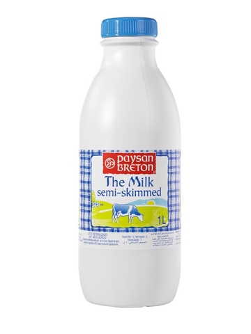 Sữa Tươi pháp Paysan Breton ít béo chai 1l