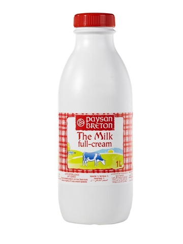 Sữa Tươi pháp Paysan Breton nguyên kem chai 1l