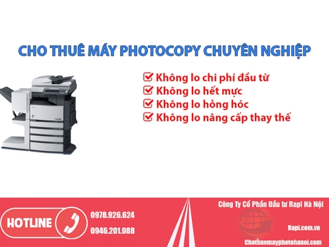 Vì sao nên thuê máy photocopy thay vì mua máy photocopy mới