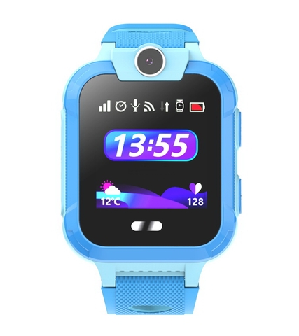 Đồng hồ thông minh trẻ em ecoWATCH Y9 4G Video Call _Xanh dương_chống nước