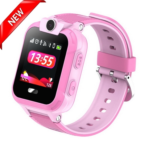 Đồng hồ thông minh trẻ em ecoWATCH Y9 4G Video Call _Hồng_chống nước